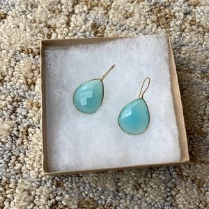Blue Drop Earrings